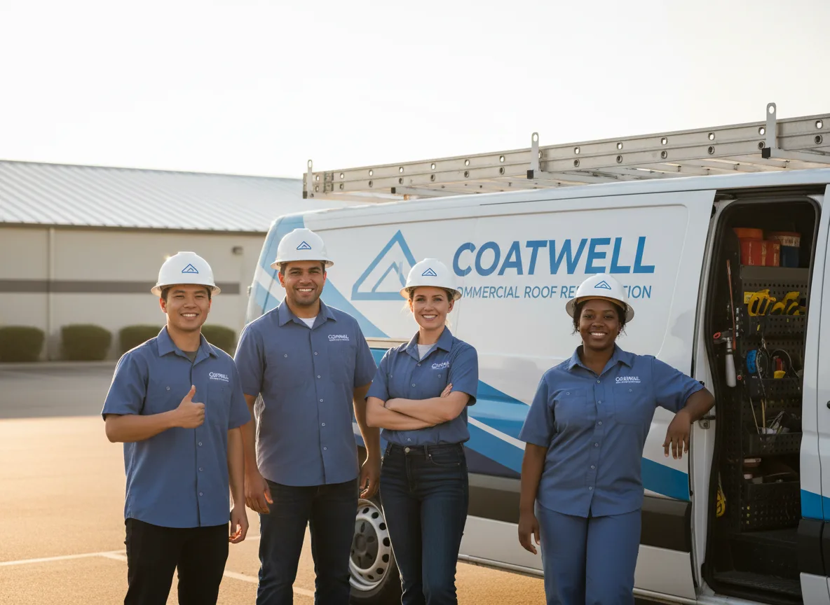 Commercial roof coating company in Walpole, MA